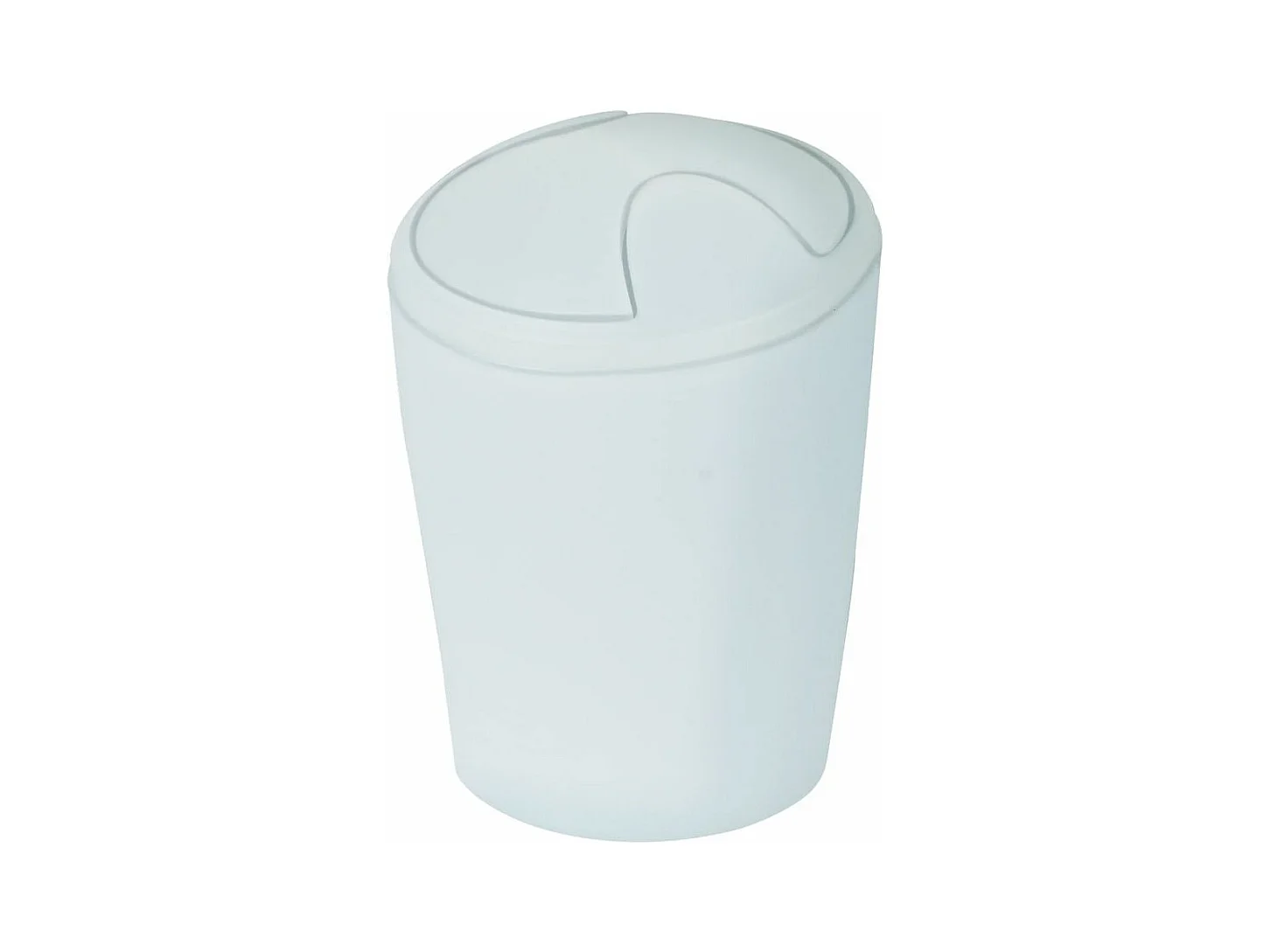 poubelle move collection couleur blanche (5l)