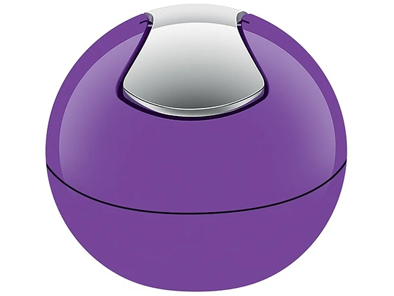 poubelle ø16 x 14 cm (1 litre), polystyrène, violet