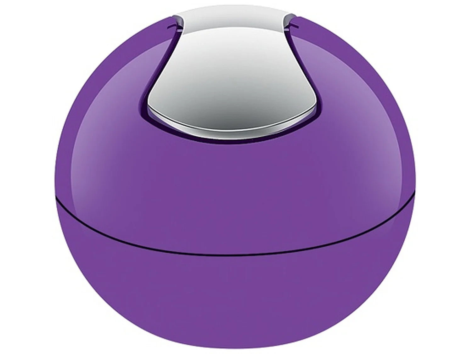 poubelle ø16 x 14 cm (1 litre), polystyrène, violet