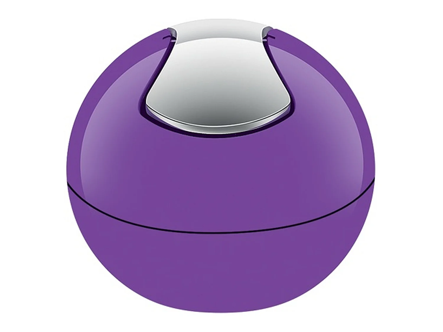 poubelle ø16 x 14 cm (1 litre), polystyrène, violet