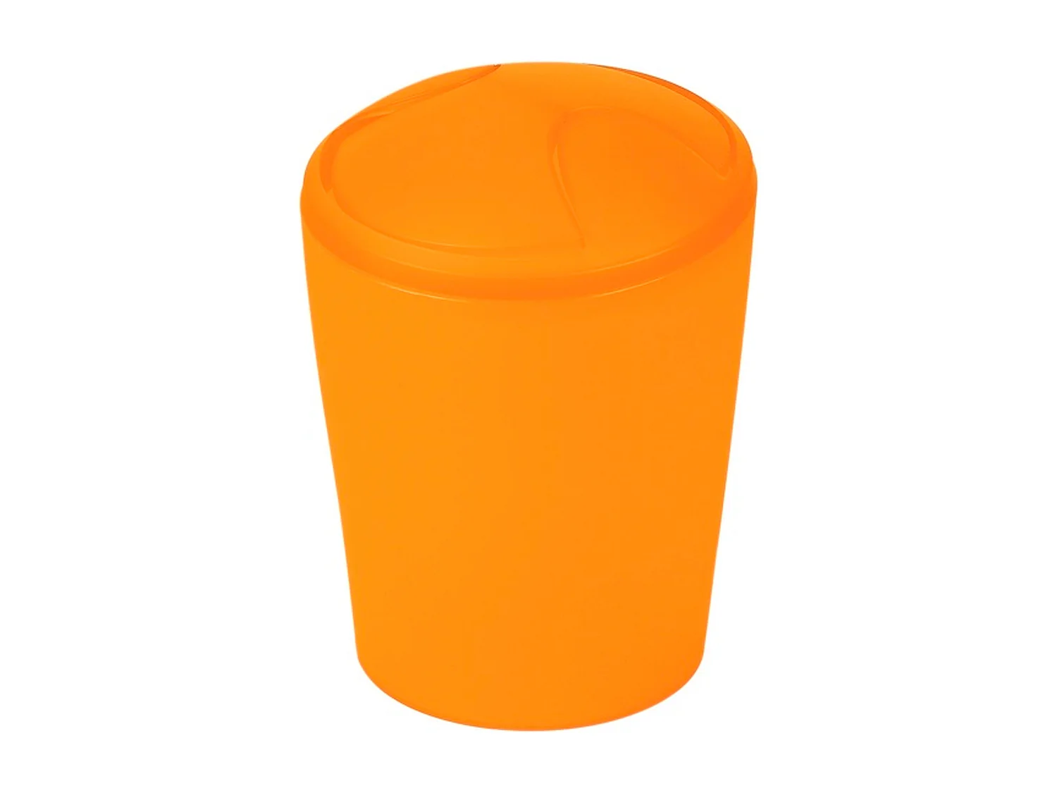 Poubelle  move collection orange effet givré (5l)