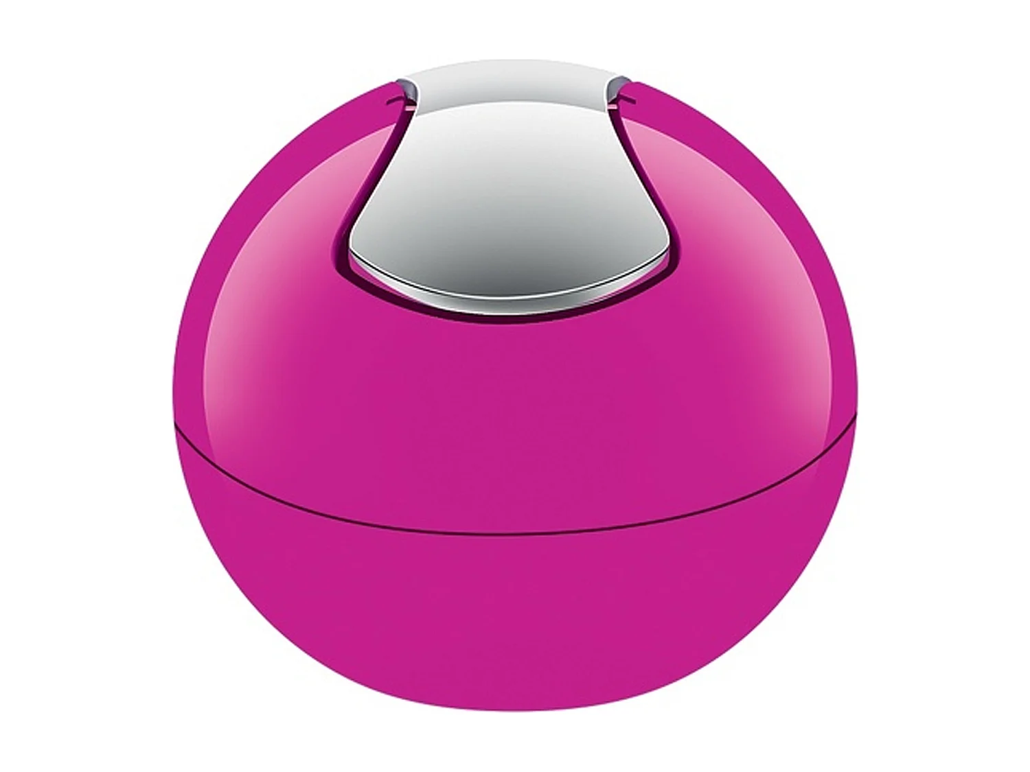 poubelle ø16 x 14 cm (1 litre), polystyrène, violet