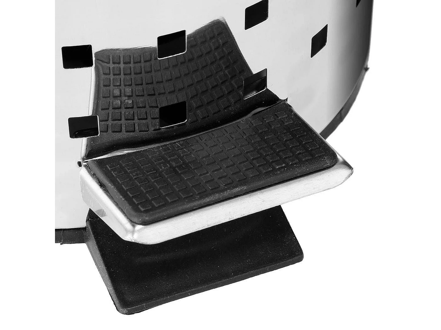 Poubelle de Salle de Bain "Cube" 3L Argent