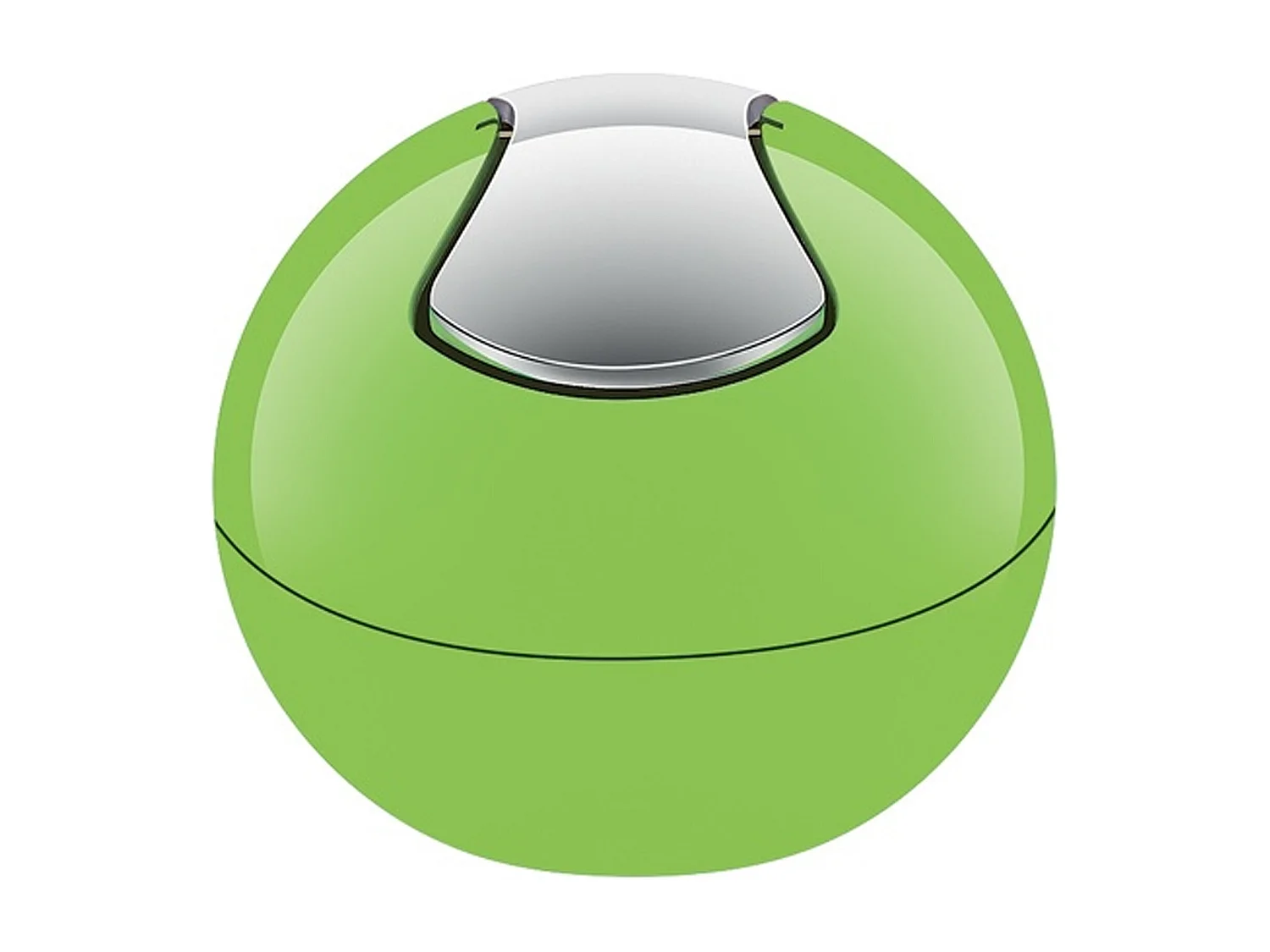 poubelle ø16 x 14 cm (1 litre), polystyrène, gris