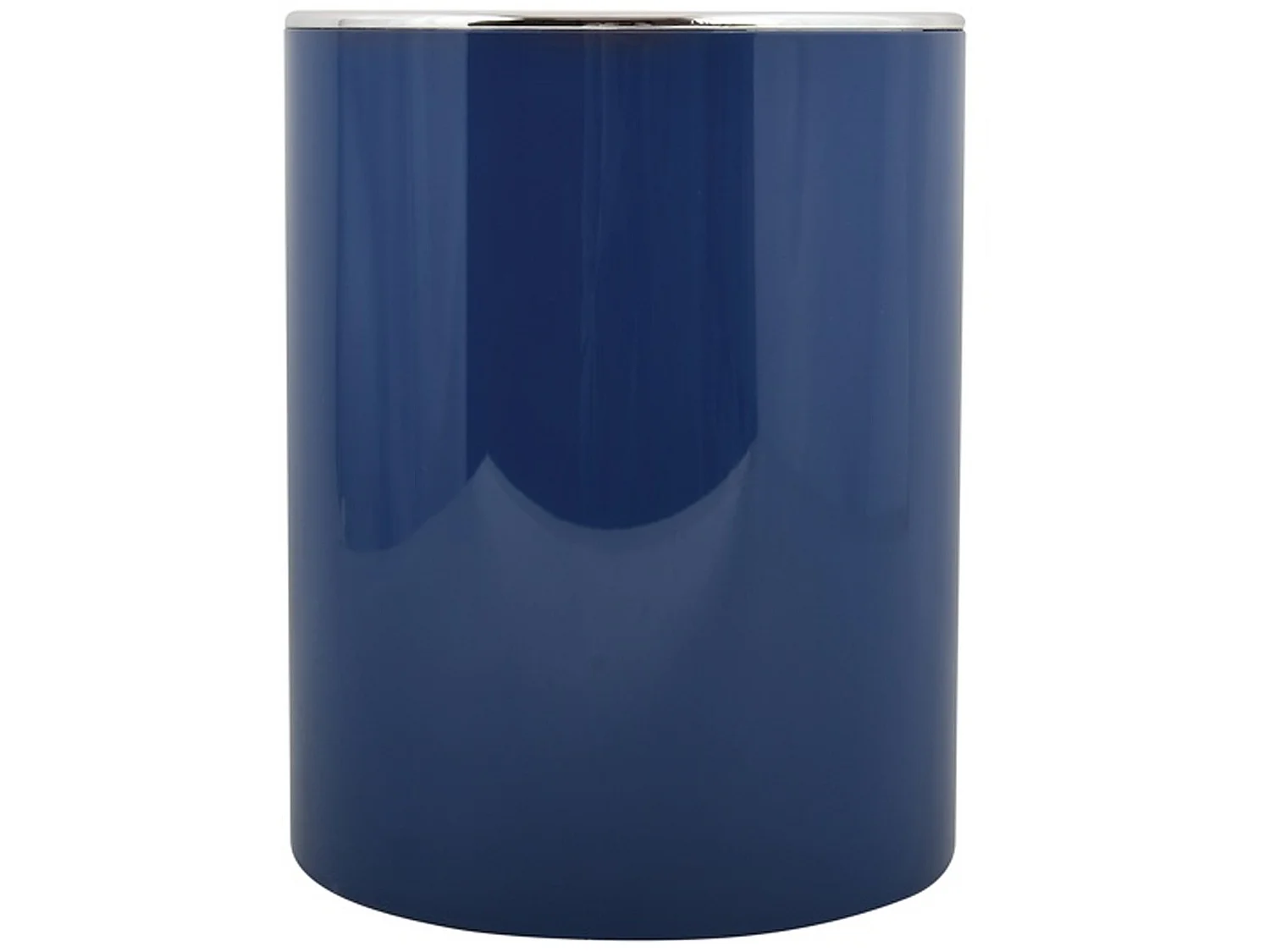 Poubelle msv "as kamaka" 6 litres en plastique de couleur bleu électrique ø18,5 x 26 cm