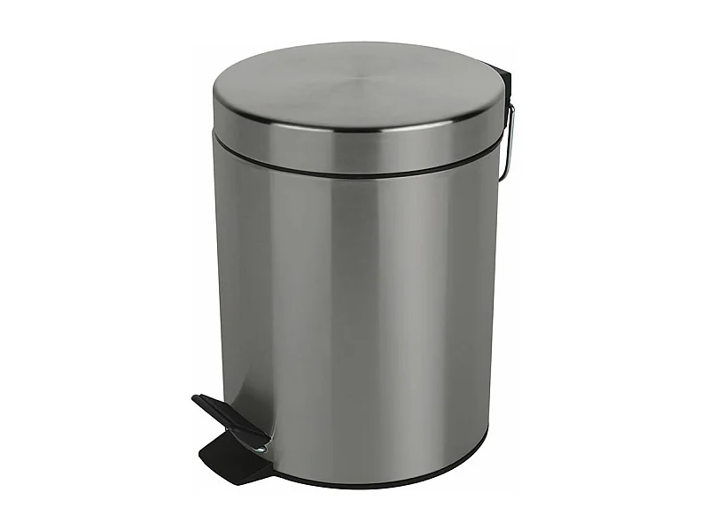 Poubelle à pédale  5 litres en métal ø20 x 27 cm