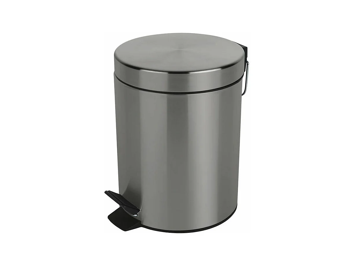 Poubelle à pédale  5 litres en métal ø20 x 27 cm