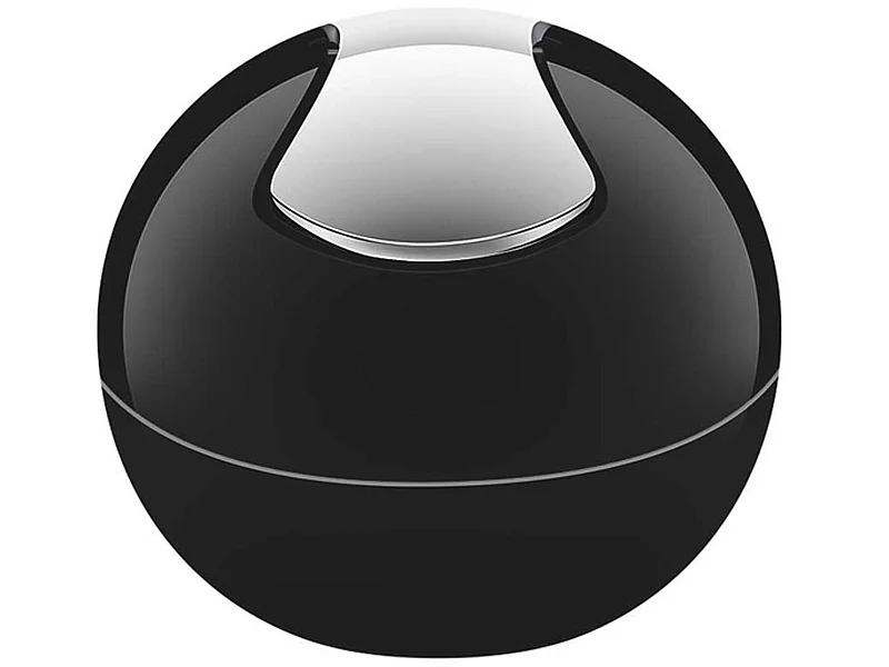 poubelle ø16 x 14 cm (1 litre), polystyrène, noir