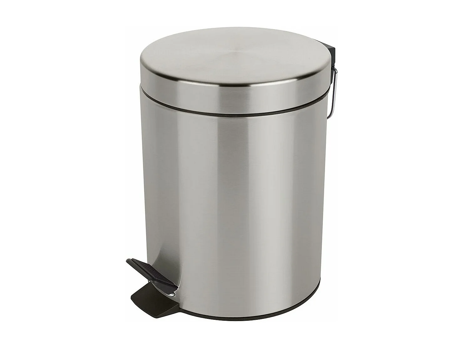 poubelle à pédale ø17 x 24,5 (3 litres), métal, chromé