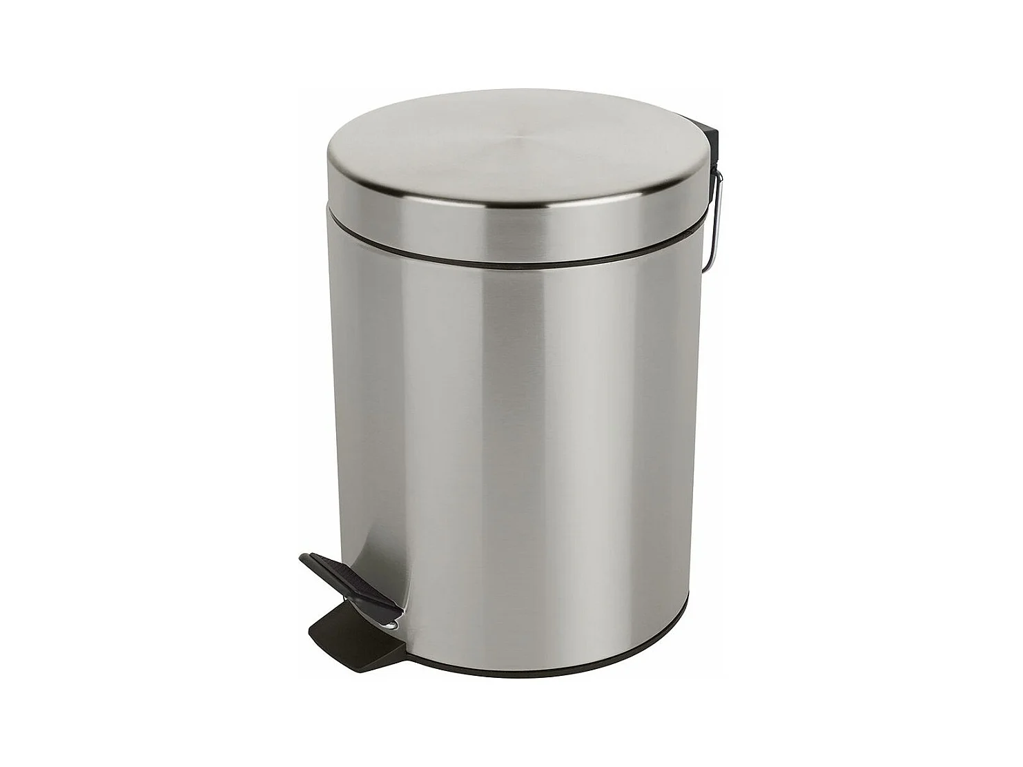 poubelle à pédale ø17 x 24,5 (3 litres), métal, chromé
