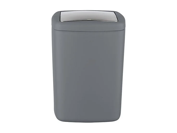 Poubelle avec couvercle à charnière barcelona, ​​​​l anthracite