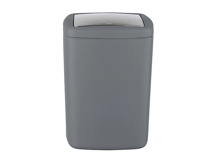 Poubelle avec couvercle à charnière barcelona, ​​​​l anthracite