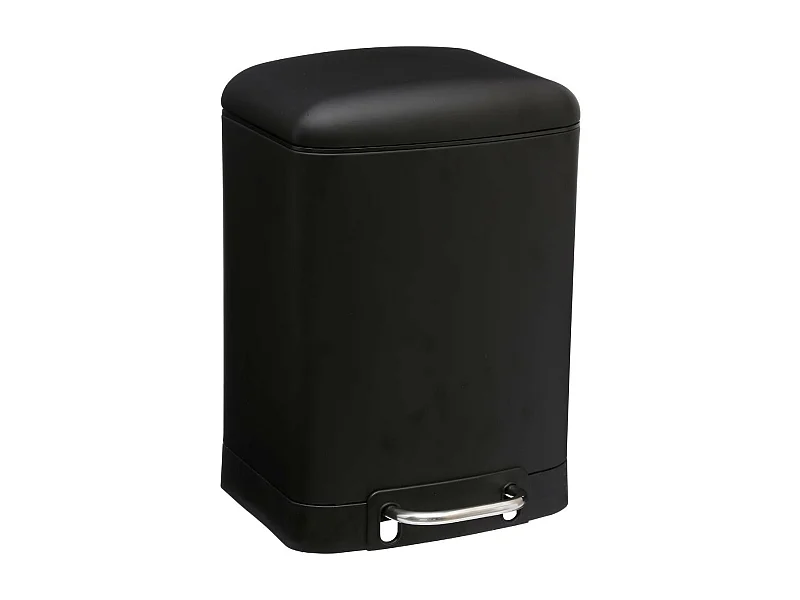 Poubelle à Pédale en Métal "Ariane" 6L Noir