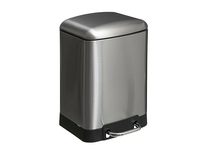 Poubelle à Pédale en Inox "Ariane" 6L Argent