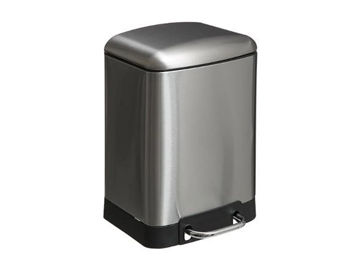 Poubelle à Pédale en Inox "Ariane" 6L Argent
