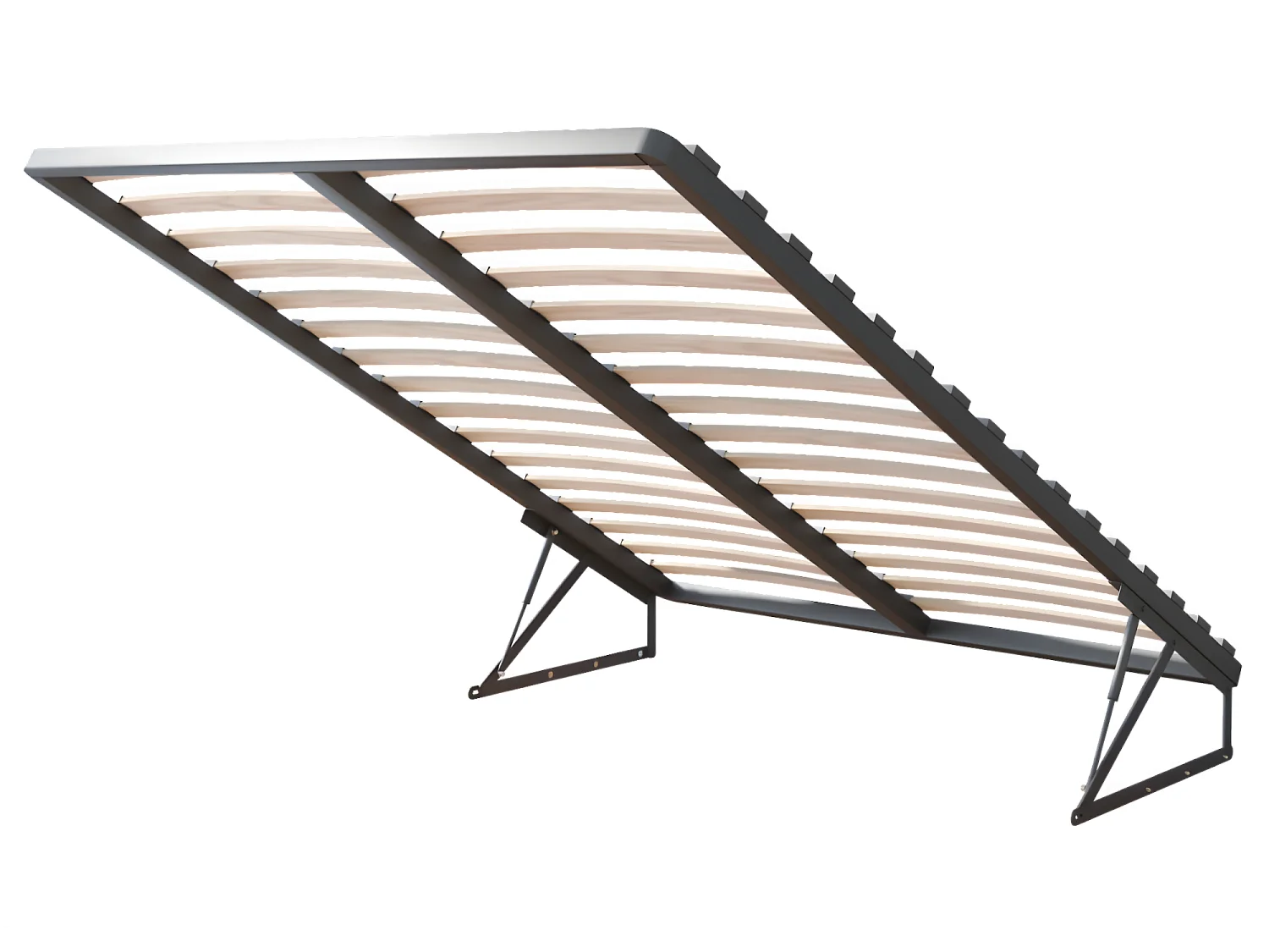 Lit coffre Tulum 140 x 190 cm avec sommier à lattes relevable Misty Rose