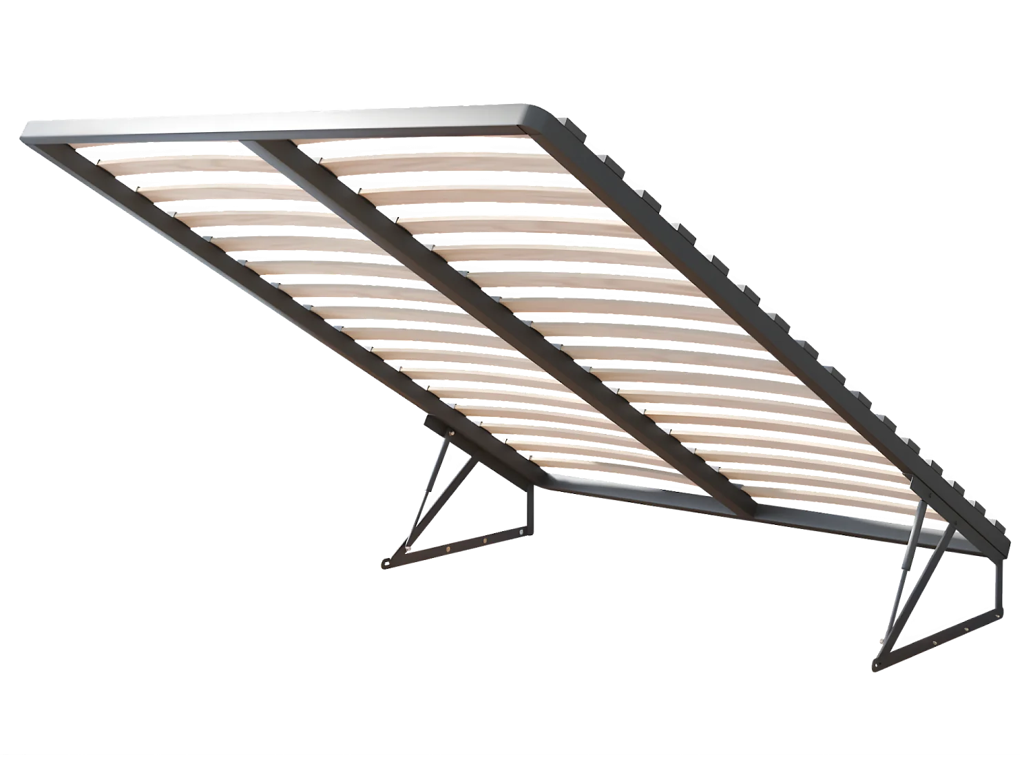 Lit coffre Tulum 140 x 190 cm avec sommier à lattes relevable Misty Rose