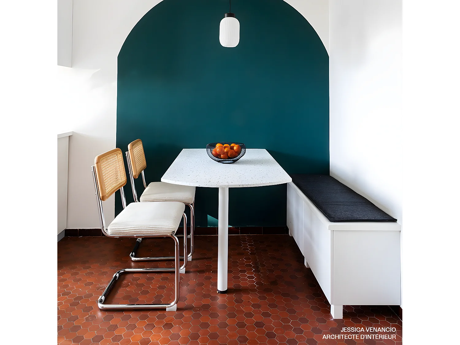 Lot de 2 chaises en cannage velours côtelé beige et métal chromé - Muse