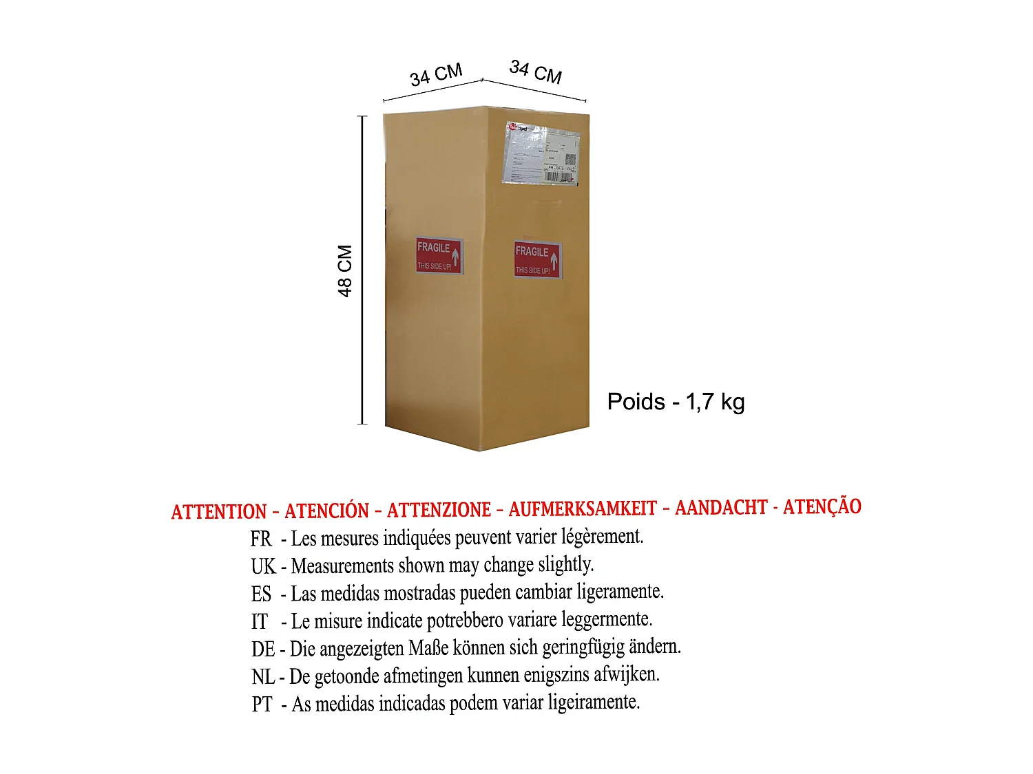 Abajur TOSEL MIKELLI tecido coluna cilindro D22 x  H49  cm