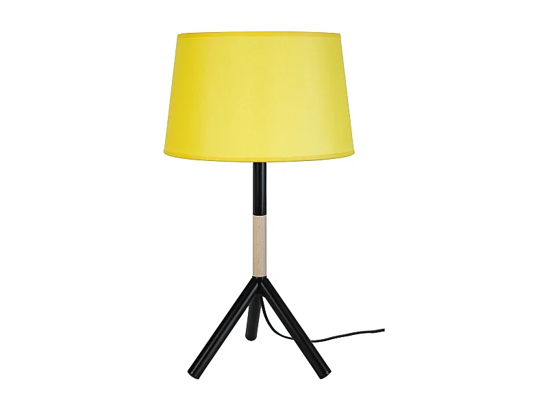 Lámpara de Mesa  TOSEL ,madera,natural,A62x D30xP 30cm