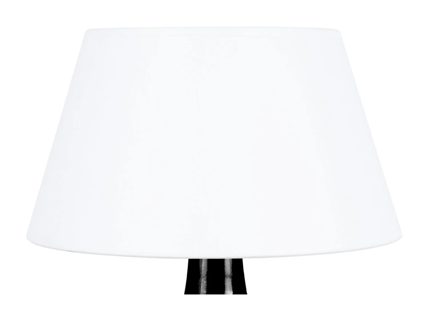 Lampe de Salon TOSEL ,verre,Noir ,H36xD30xP30cm