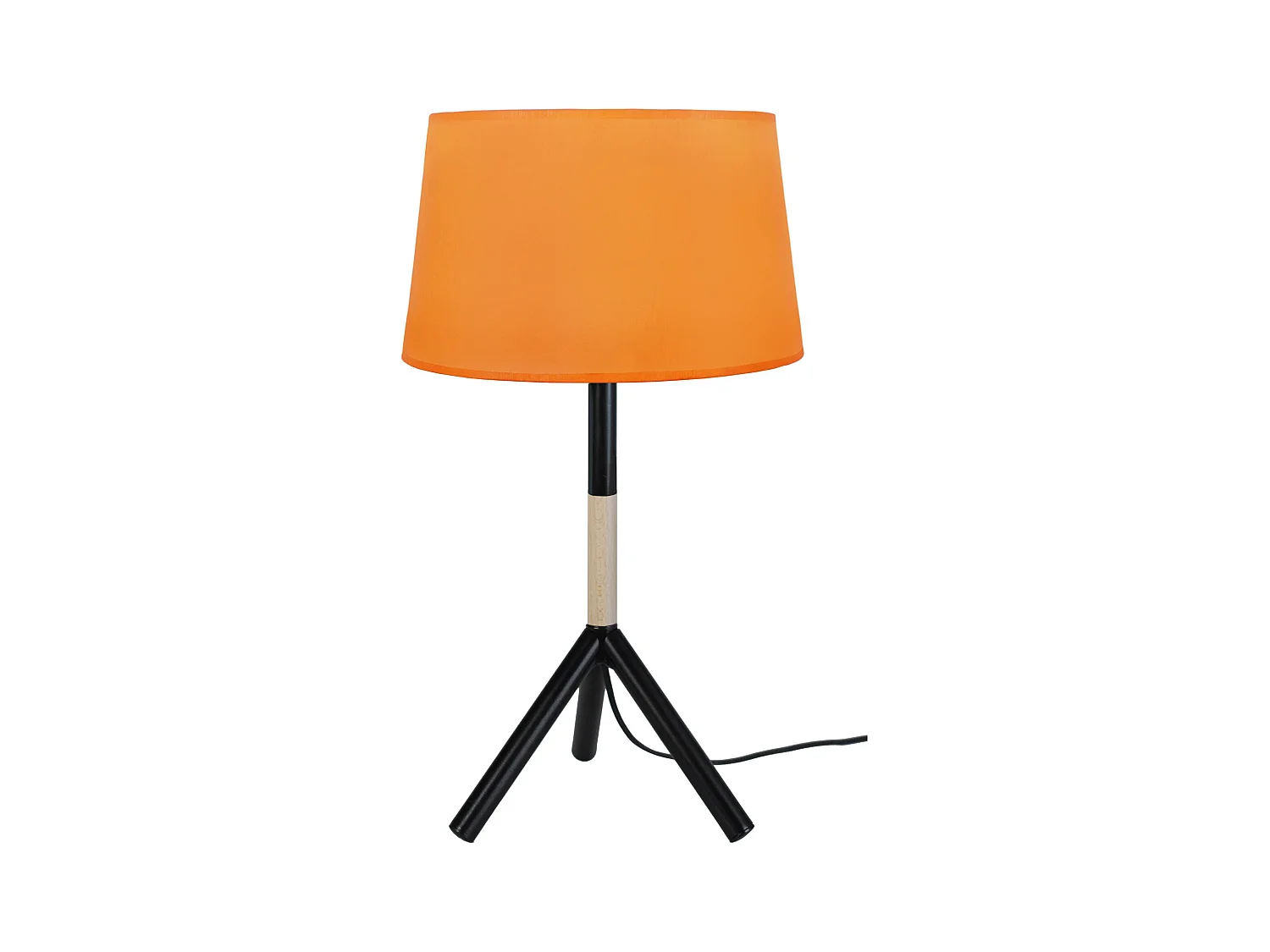 Lampe a Poser TOSEL ,bois,naturel,H62xD 30xP30cm