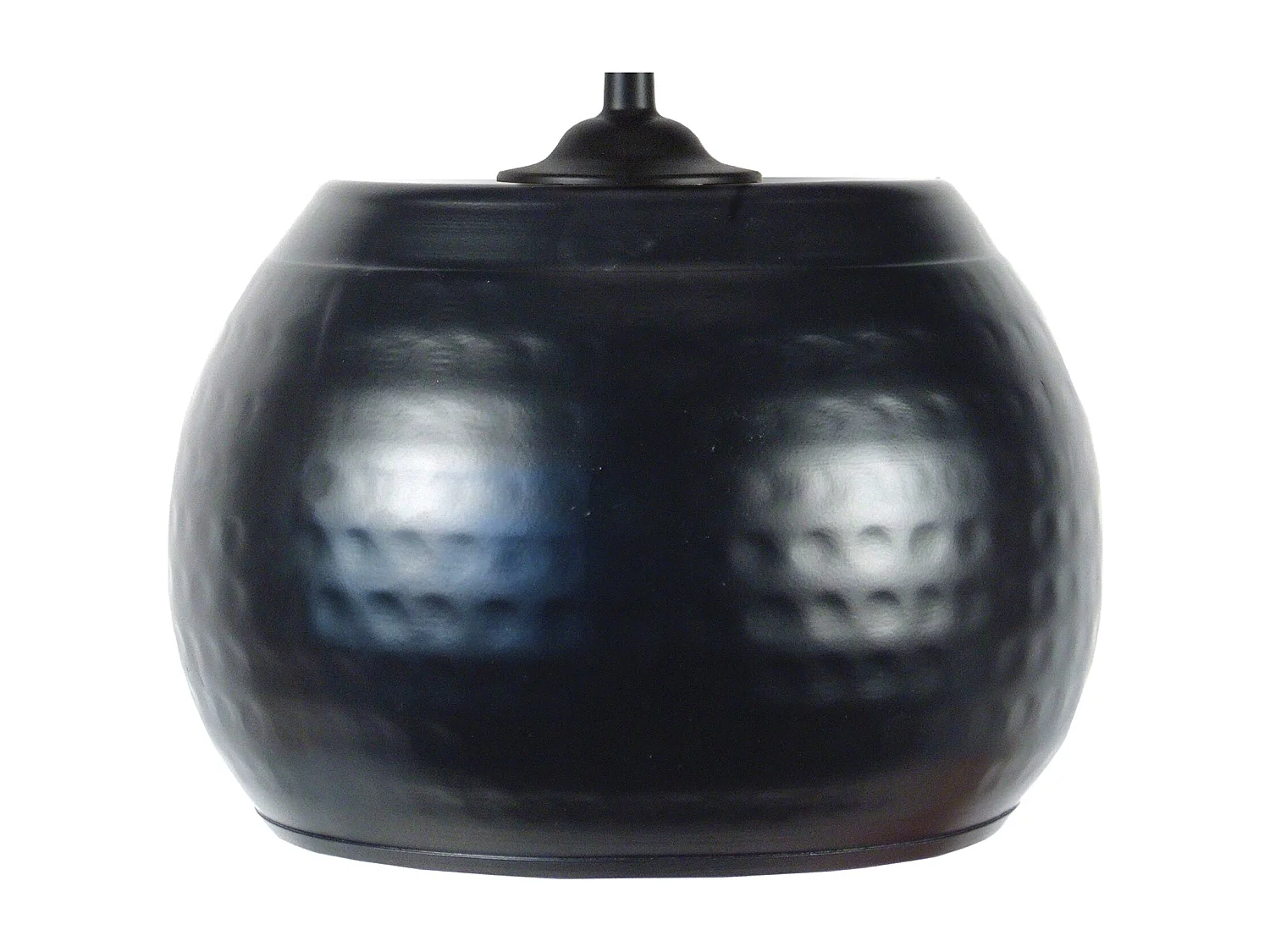 Suspensão TOSEL  BANGALORE metal tigela preto D23 x  H74  cm