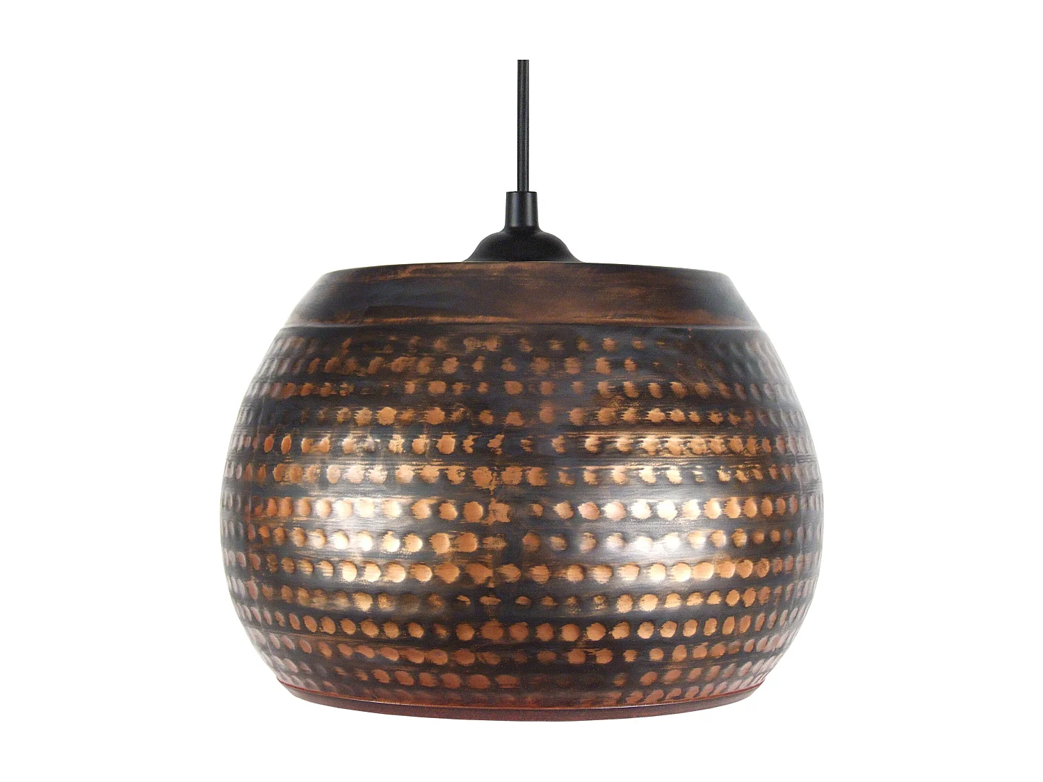 Suspension TOSEL ,métal,Noir ,H74xD23xP23cm