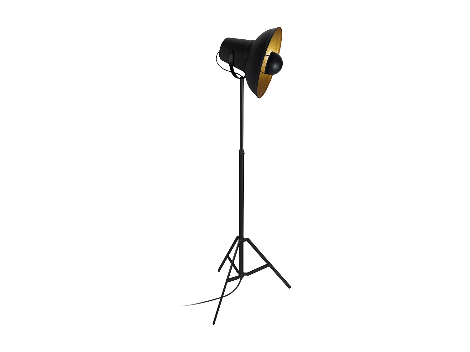 Candeeiro de Pé TOSEL LINKOPING tecido coluna branco D40 x  H154  cm