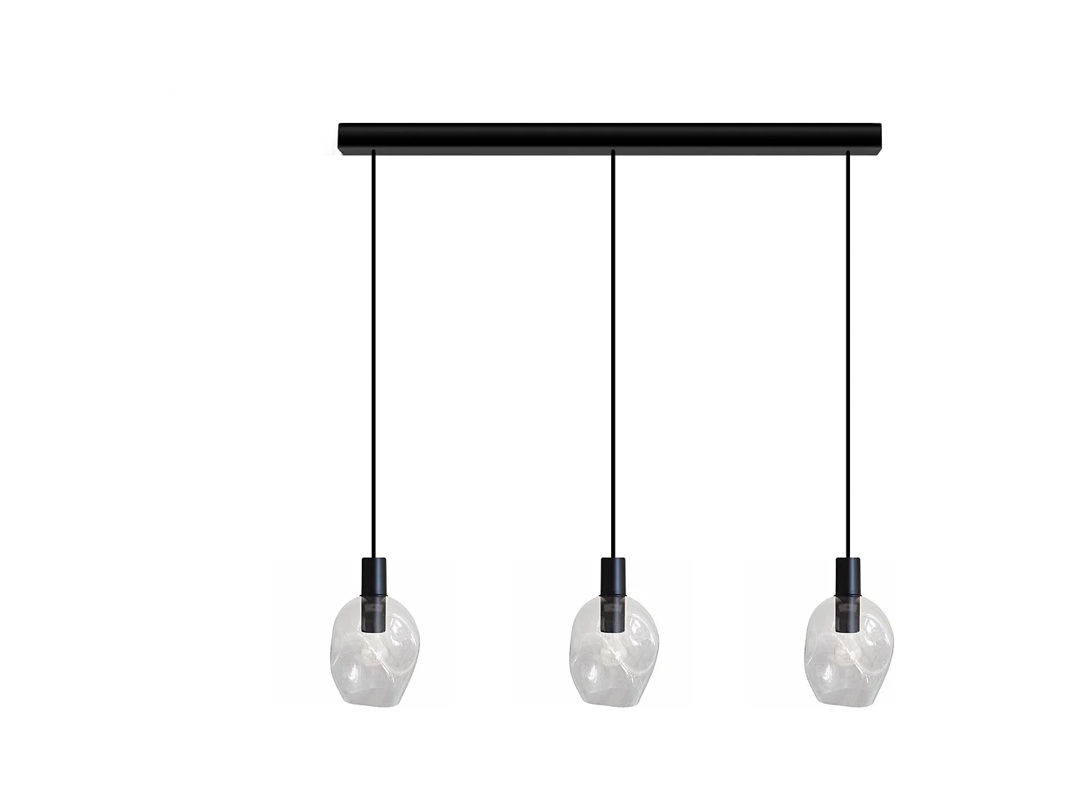 Lustre TOSEL ,métal,Transparent ,H100xD20xP60cm