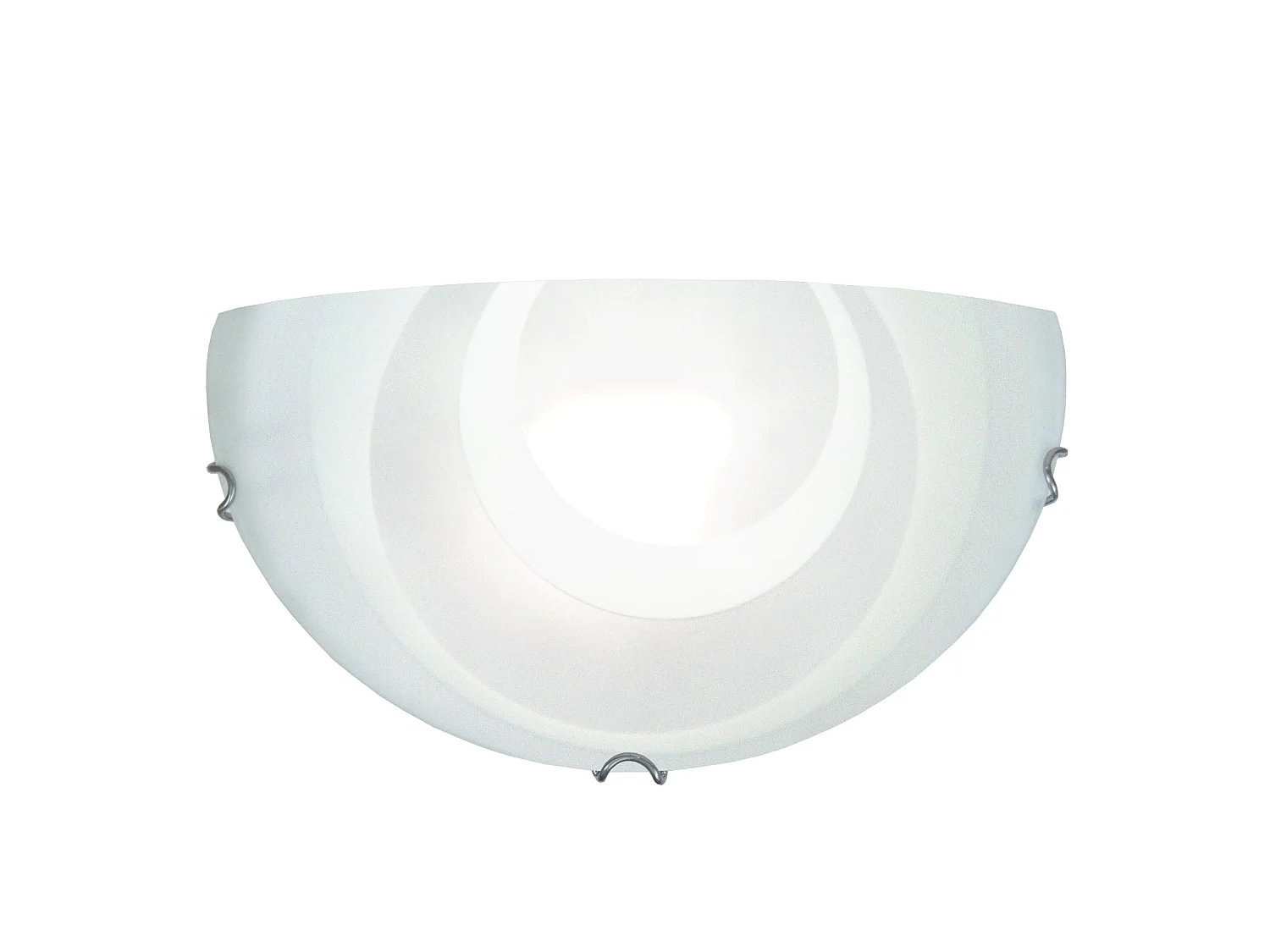 MARINE - Applique demi bol verre satiné