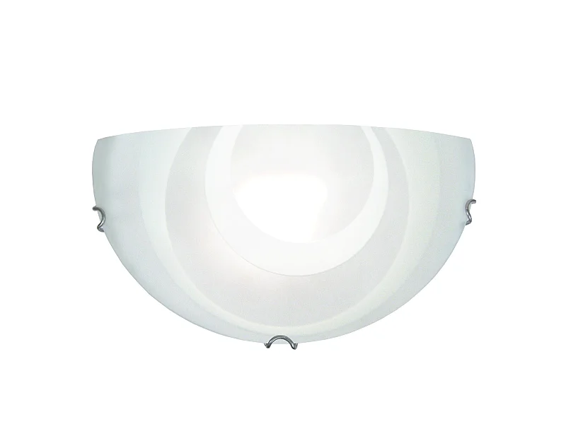 MARINE - Applique demi bol verre satiné