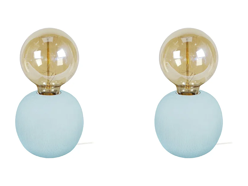 Abajur TOSEL BOIS CONE LT2 lâmpada decorativa cônico cobre D11 x  H18,5  cm