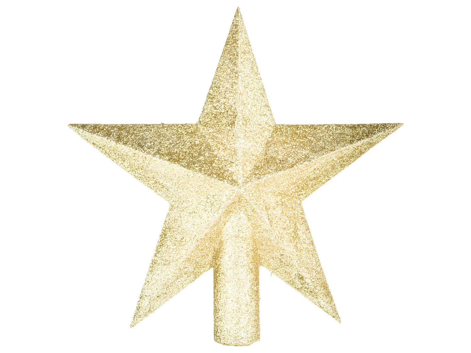 Cimier Étoile Déco "Paillettes" 22cm Or