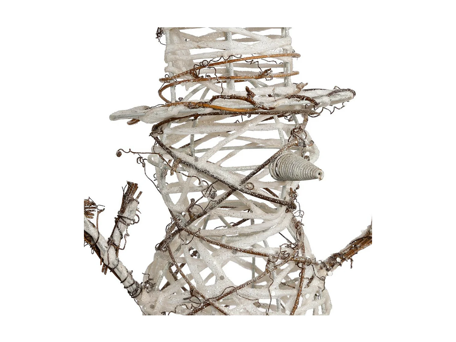 Bonhomme de Neige "Marron Glacé" 42cm Beige