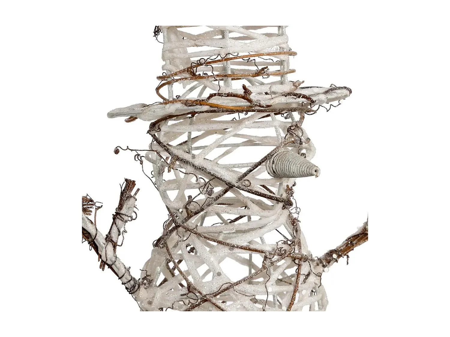 Bonhomme de Neige "Marron Glacé" 42cm Beige