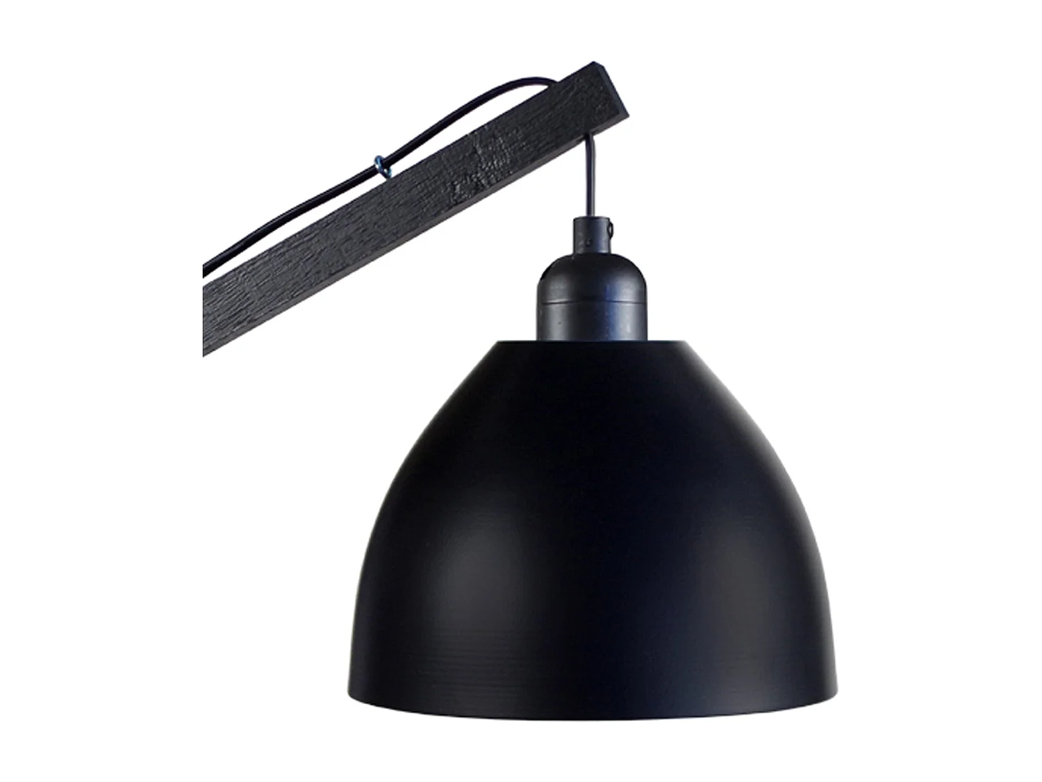 Lámpara para Escritorio TOSEL ,madera,Negro , A 180xD80xP80cm