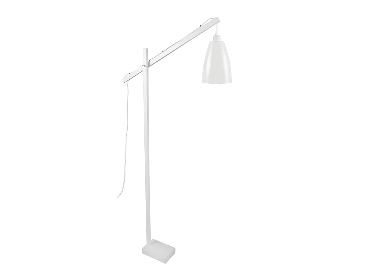 Candeeiro de Pé TOSEL GOTEBORG tecido tripé pálido D45 x  H160  cm