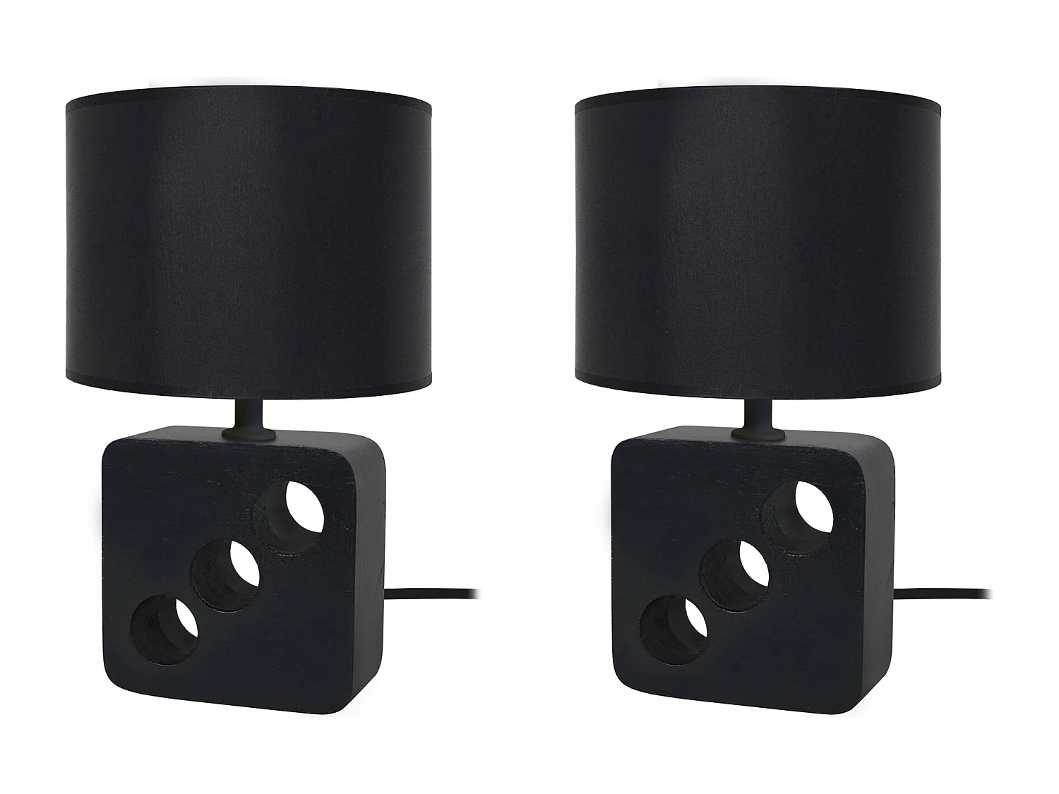 Abajur TOSEL IRINA LT2 tecido cônico Verde D22 x  H32  cm