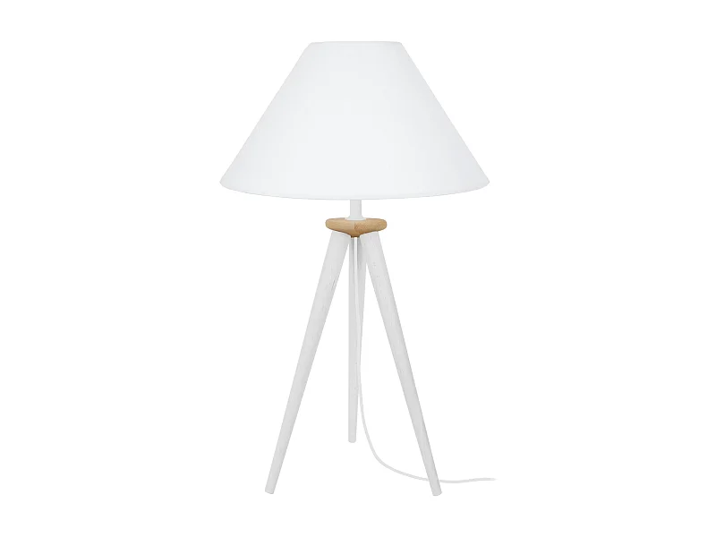 Lámpara de noche TOSEL ,madera,natural,A54xD 30xP30cm