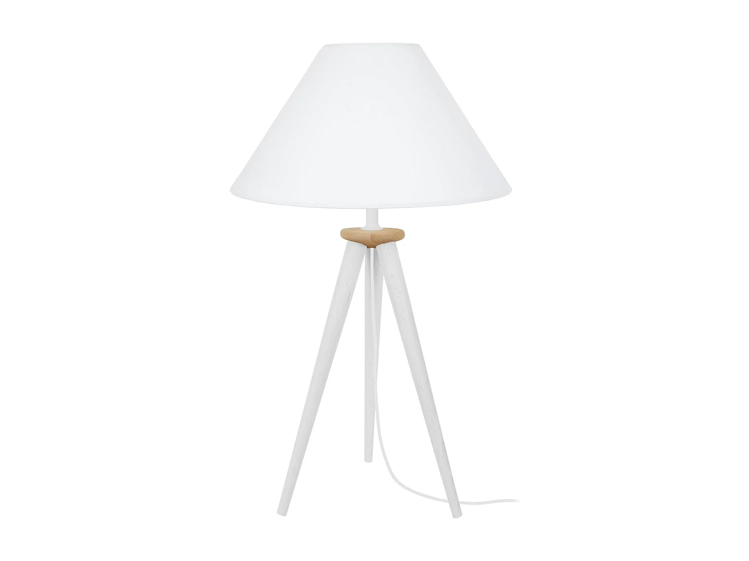 Lámpara de noche TOSEL ,madera,natural,A54xD 30xP30cm