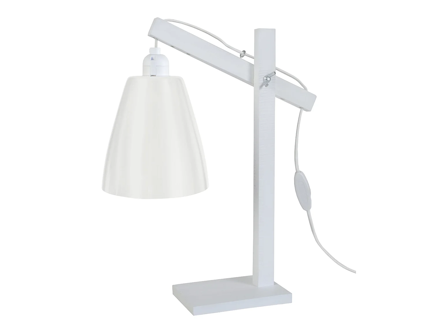 Candeeiro de pé para leitura TOSEL LODGE metal articulado malva D29 x  H150  cm