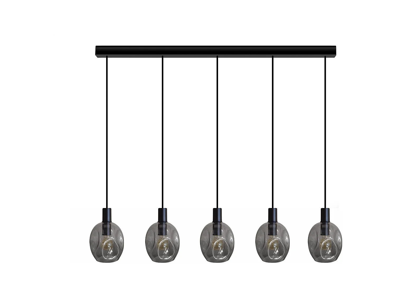 Lustre TOSEL ,métal,Aluminium, P 100xD20xD H cm