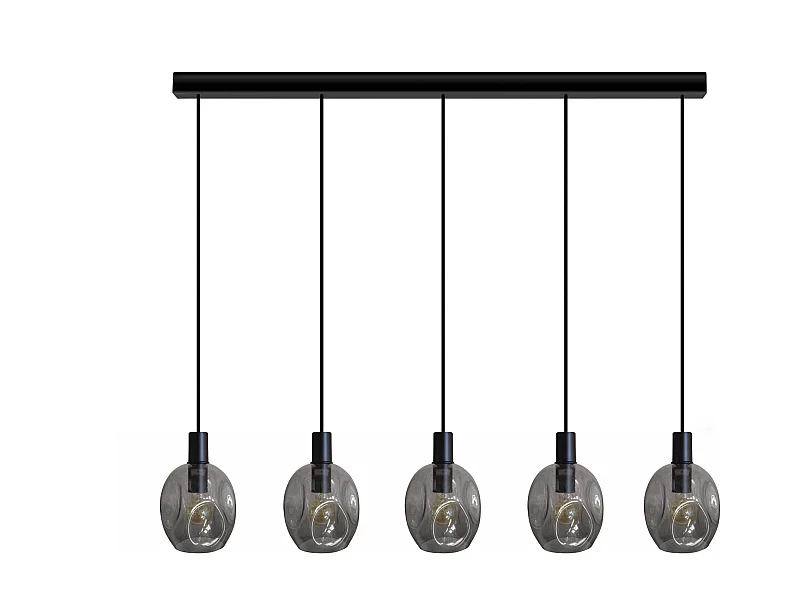 Lustre TOSEL ,métal,Aluminium, P 100xD20xD H cm