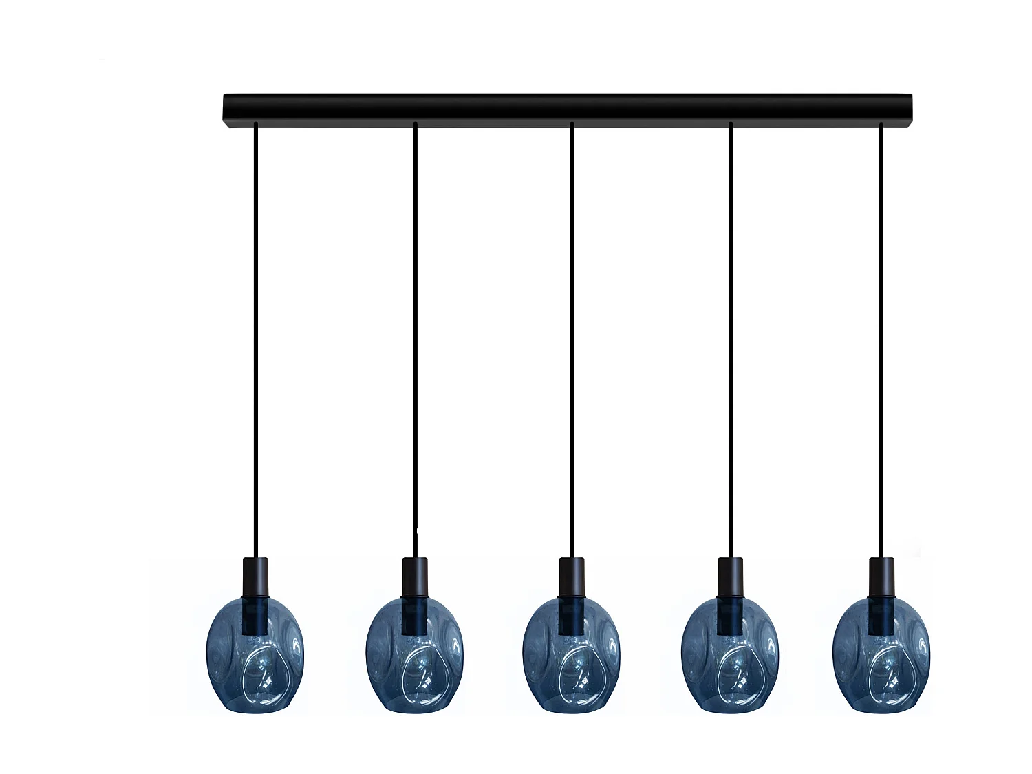 Suspensão TOSEL  VINGOLF vidro bar lilás D60 x  H100  cm