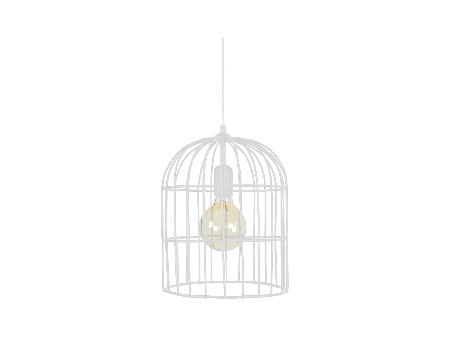 Suspension TOSEL ,métal,Blanc ,H80xD24xP 24cm