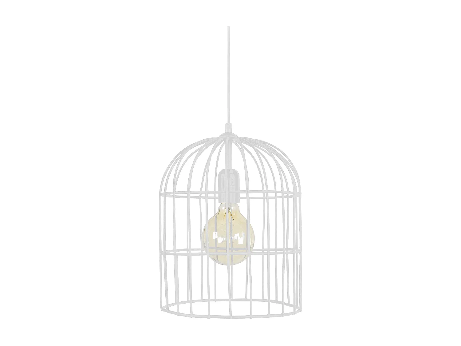 Suspension TOSEL ,métal,Blanc ,H80xD24xP 24cm