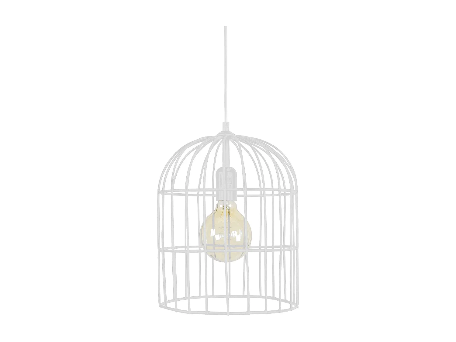 Suspension TOSEL ,métal,Blanc ,H80xD24xP 24cm