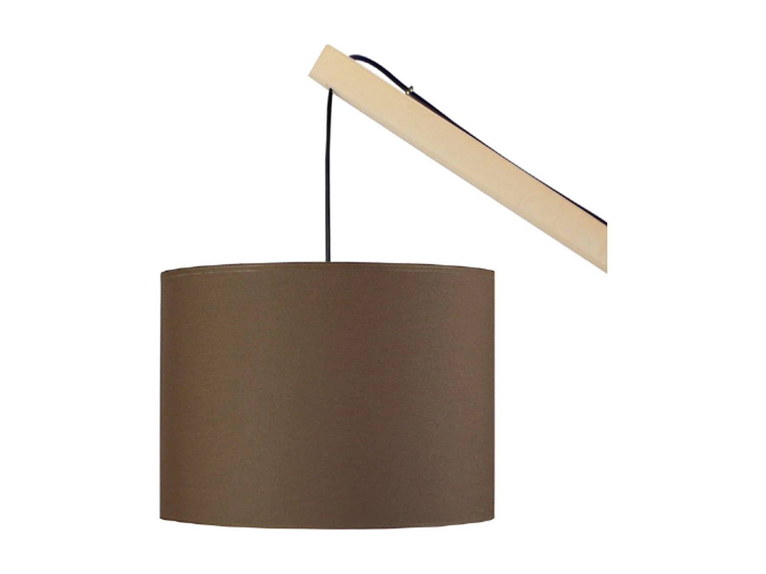 Candeeiro de Pé TOSEL KALMAR tecido coluna natural D40 x  H155  cm