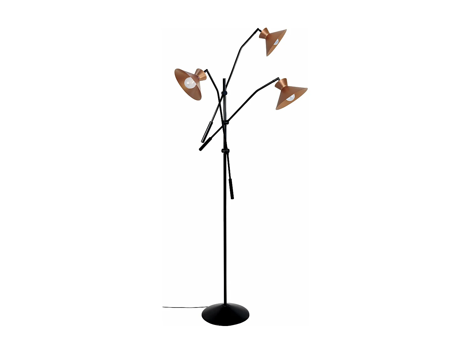 Candeeiro de Pé TOSEL THOR tecido certo bege D50 x  H156  cm